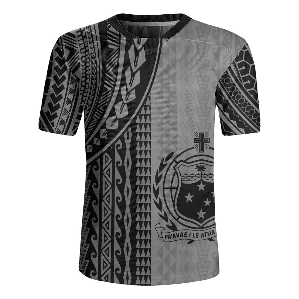 Samoa Rugby Jersey Polynesian Tattoo