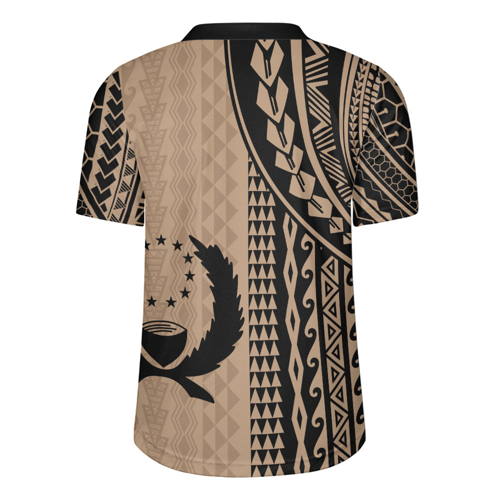 Pohnpei State Rugby Jersey Polynesian Tattoo