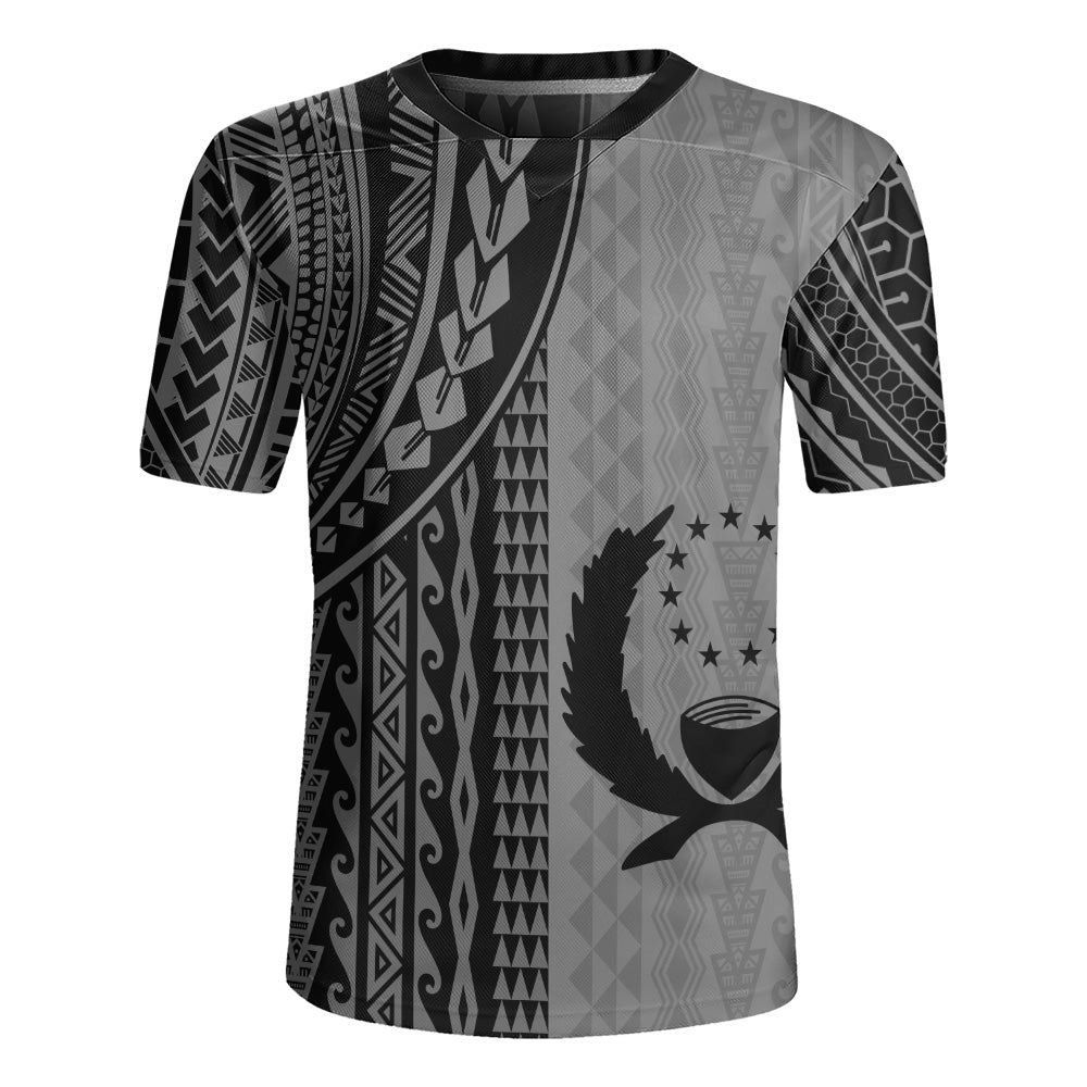 Pohnpei State Rugby Jersey Polynesian Tattoo
