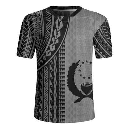 Pohnpei State Rugby Jersey Polynesian Tattoo