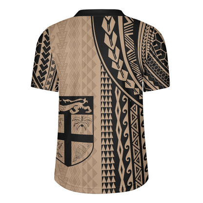 Fiji Rugby Jersey Polynesian Tattoo