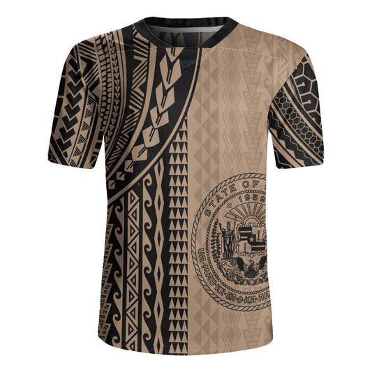 Hawaii Rugby Jersey Polynesian Tattoo