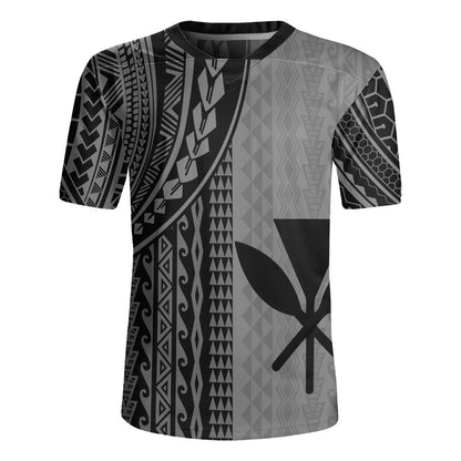 Hawaii Rugby Jersey Kanaka Maoli Polynesian Tattoo