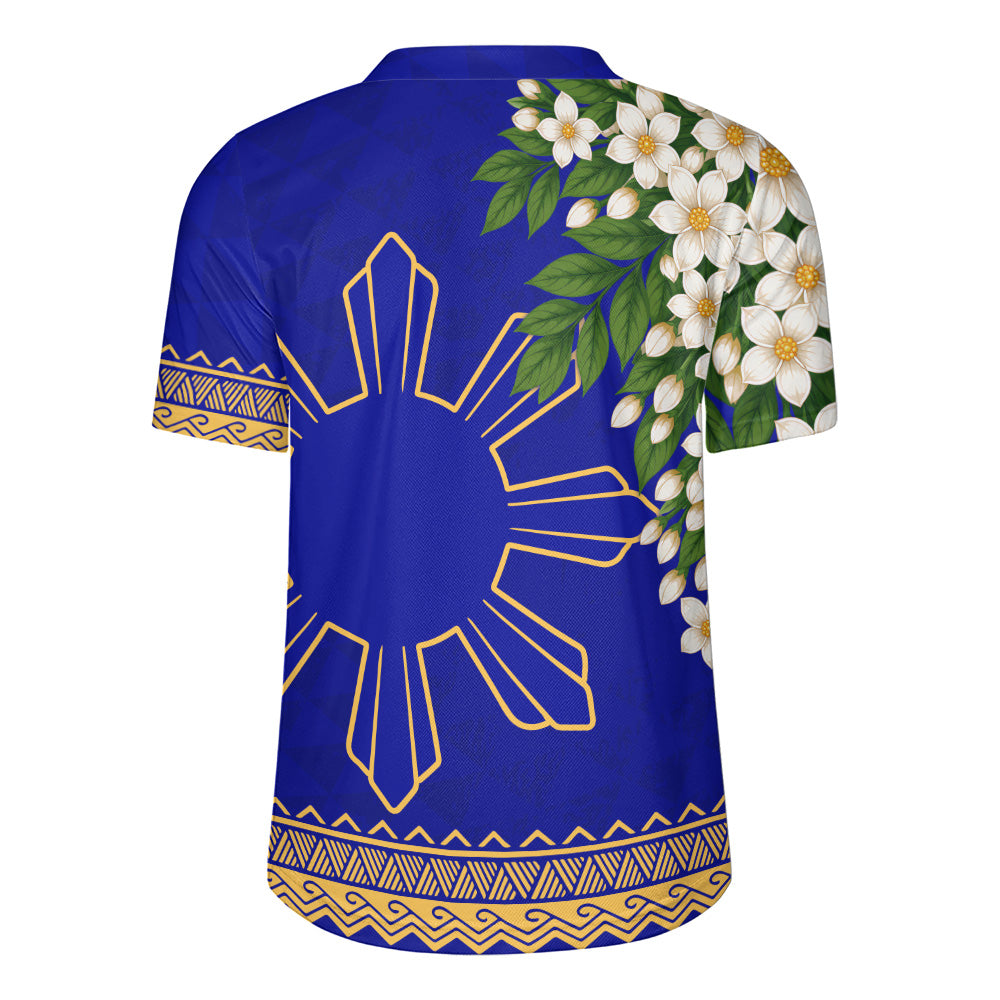 Philippines Filipinos Rugby Jersey Sampaguita Sunshine Bloom Style