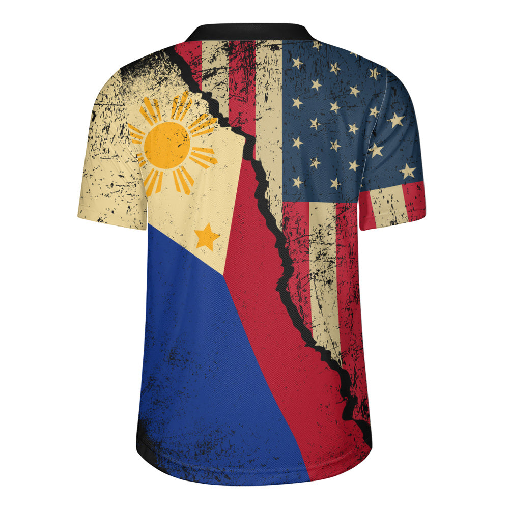 Philippines Filipinos Rugby Jersey Filipino American Unity Style