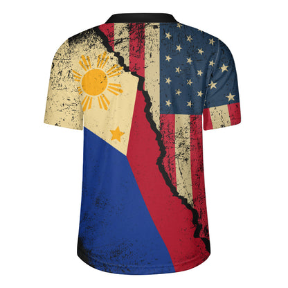 Philippines Filipinos Rugby Jersey Filipino American Unity Style