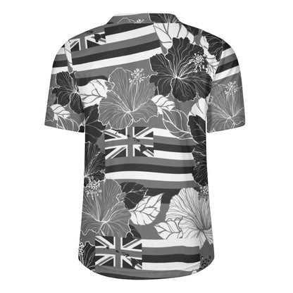 Hawaii Rugby Jersey Hibiscus Flag Map Island Pride