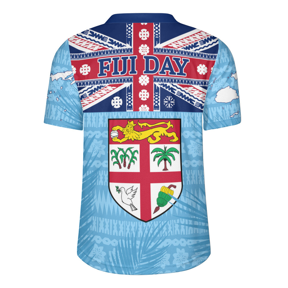 Fiji Rugby Jersey Fiji Day Island Crest Pride
