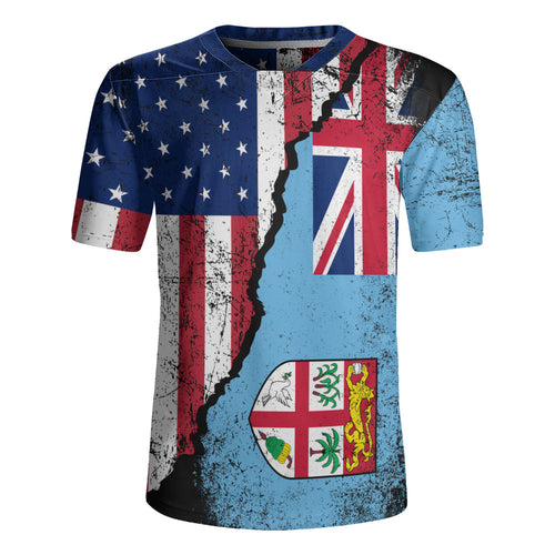 Fiji Rugby Jersey Fijian American Unity Style