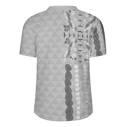 Hawaii Rugby Jersey Lei Flower Island Elegance