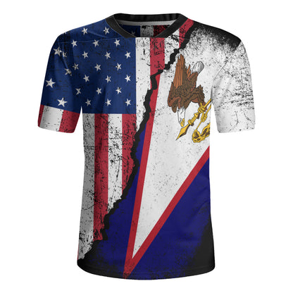 American Samoa Rugby Jersey American Unity Style