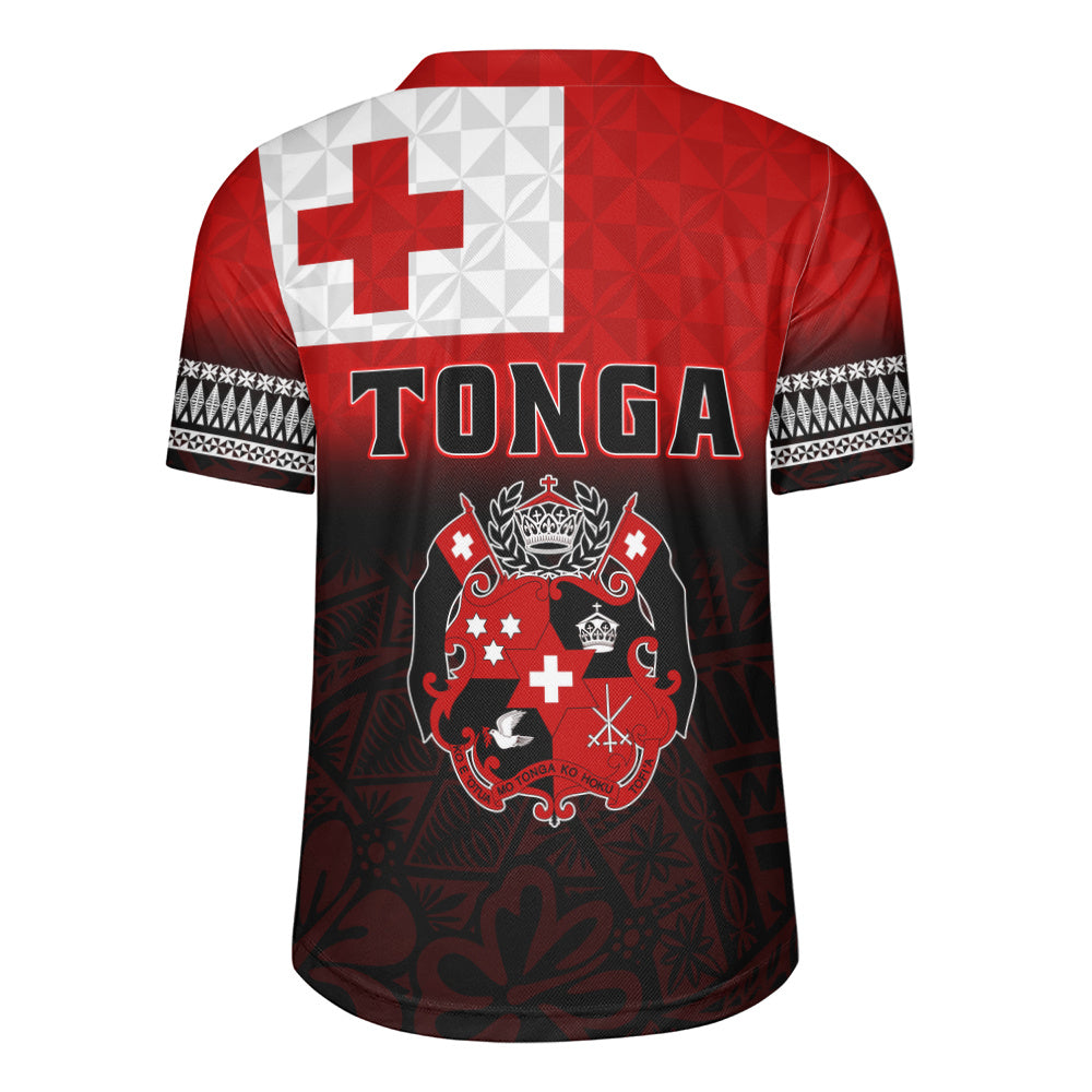 Tonga Rugby Jersey Kingdom Crest 676 Island Pride