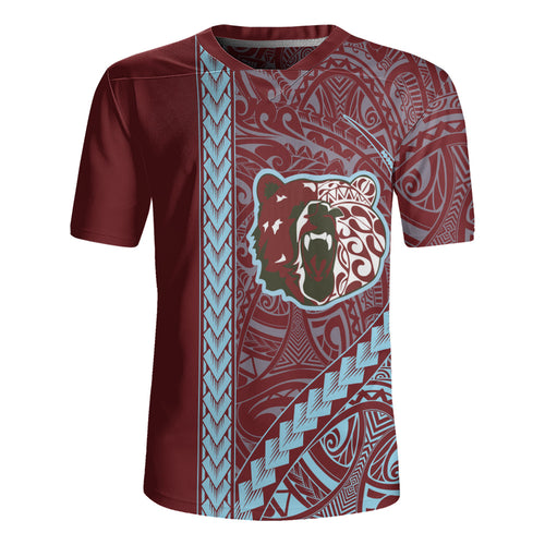 Henry Perrine Baldwin High School Rugby Jersey Tribal Polynesian Pride Style