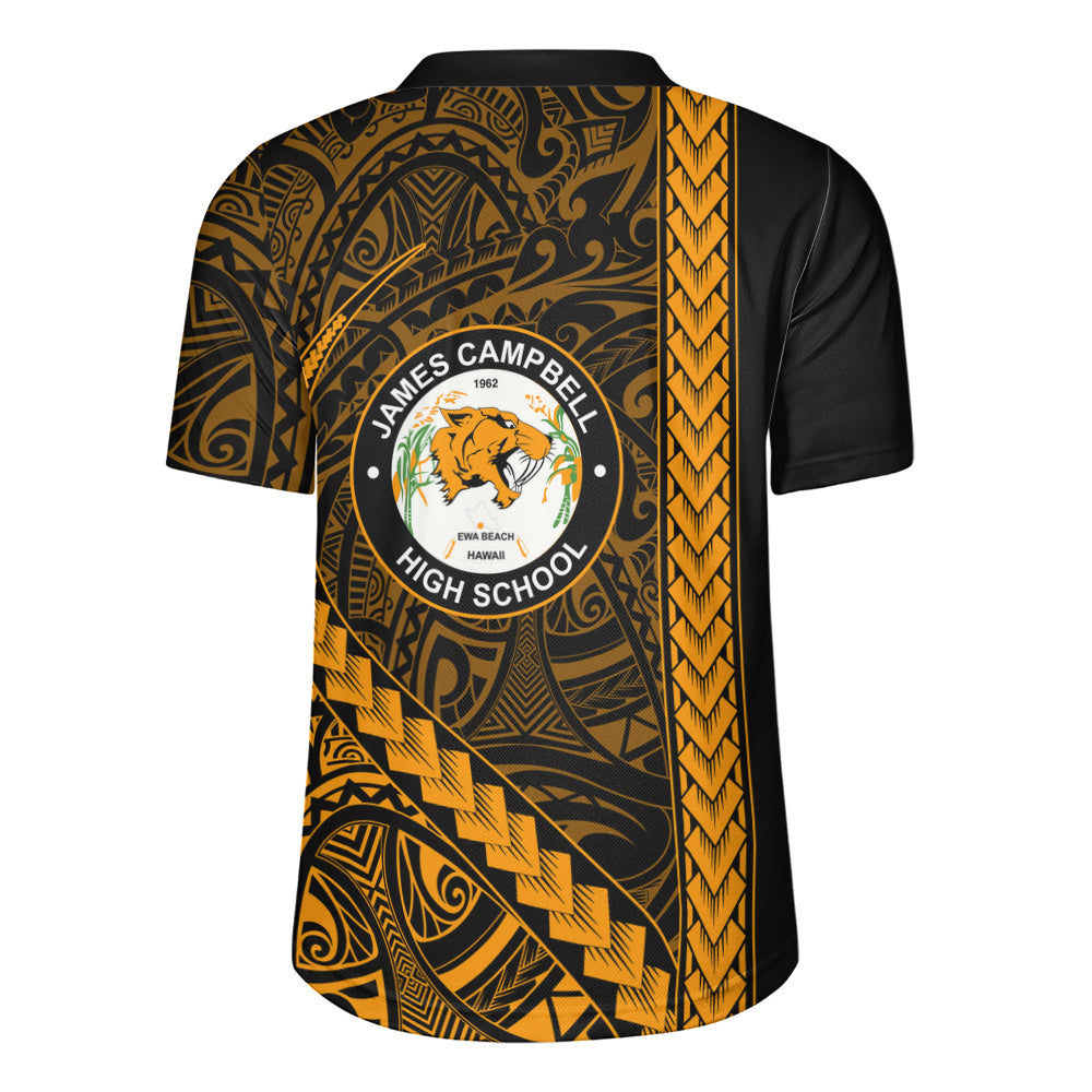 James Campbell High School Rugby Jersey Tribal Polynesian Pride Style