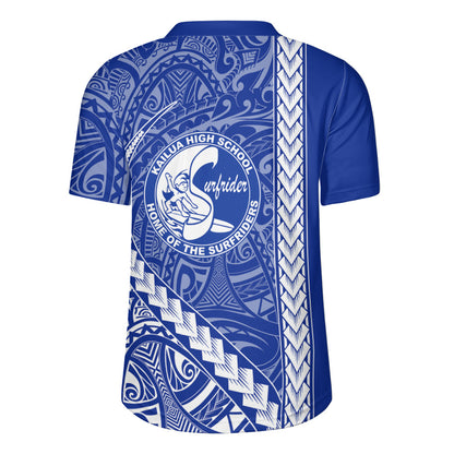 Kailua High School Rugby Jersey Tribal Polynesian Pride Style