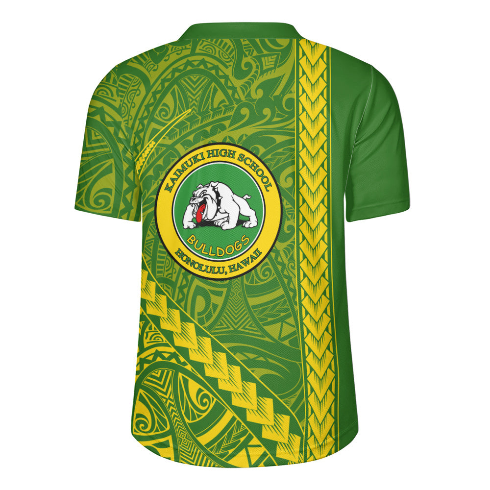 Kaimuki High School Rugby Jersey Tribal Polynesian Pride Style