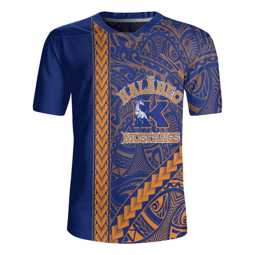 Kalaheo High School Rugby Jersey Tribal Polynesian Pride Style