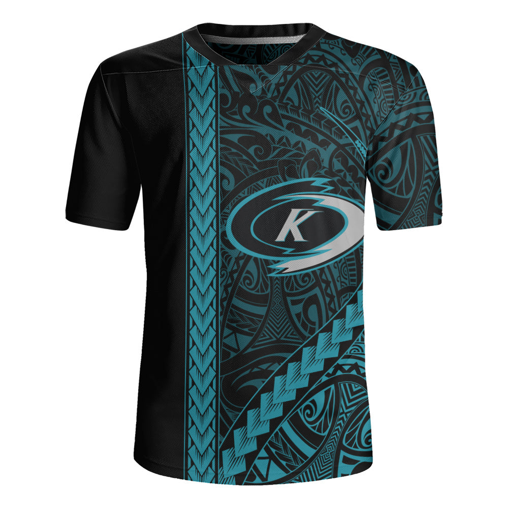 Kapolei High School Rugby Jersey Tribal Polynesian Pride Style