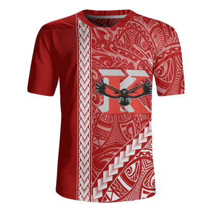Kauai High School Rugby Jersey Tribal Polynesian Pride Style