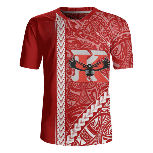 Kauai High School Rugby Jersey Tribal Polynesian Pride Style