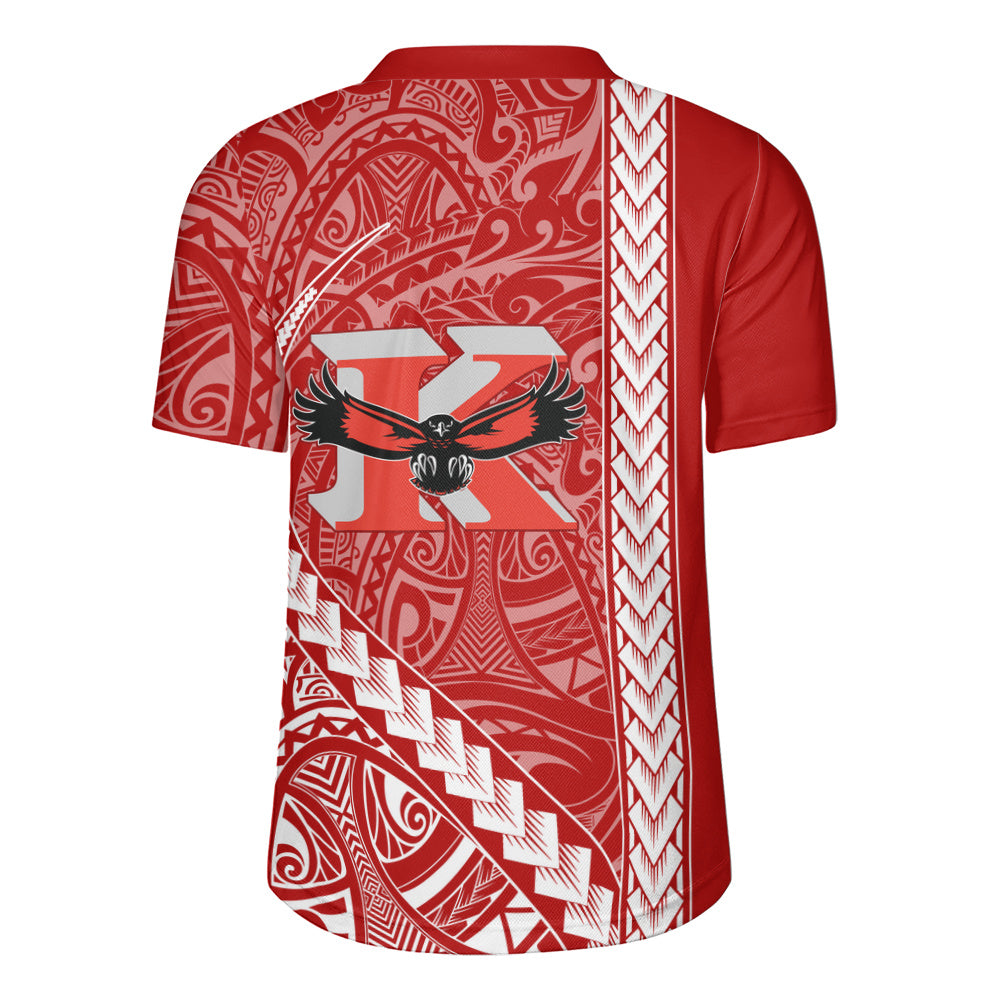 Kauai High School Rugby Jersey Tribal Polynesian Pride Style