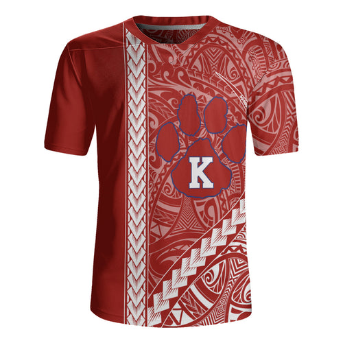 Keaʻau High School Rugby Jersey Tribal Polynesian Pride Style