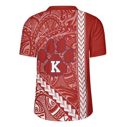 Keaʻau High School Rugby Jersey Tribal Polynesian Pride Style