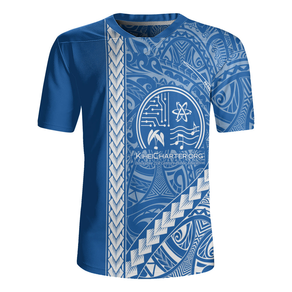 Kihei Charter School Rugby Jersey Tribal Polynesian Pride Style