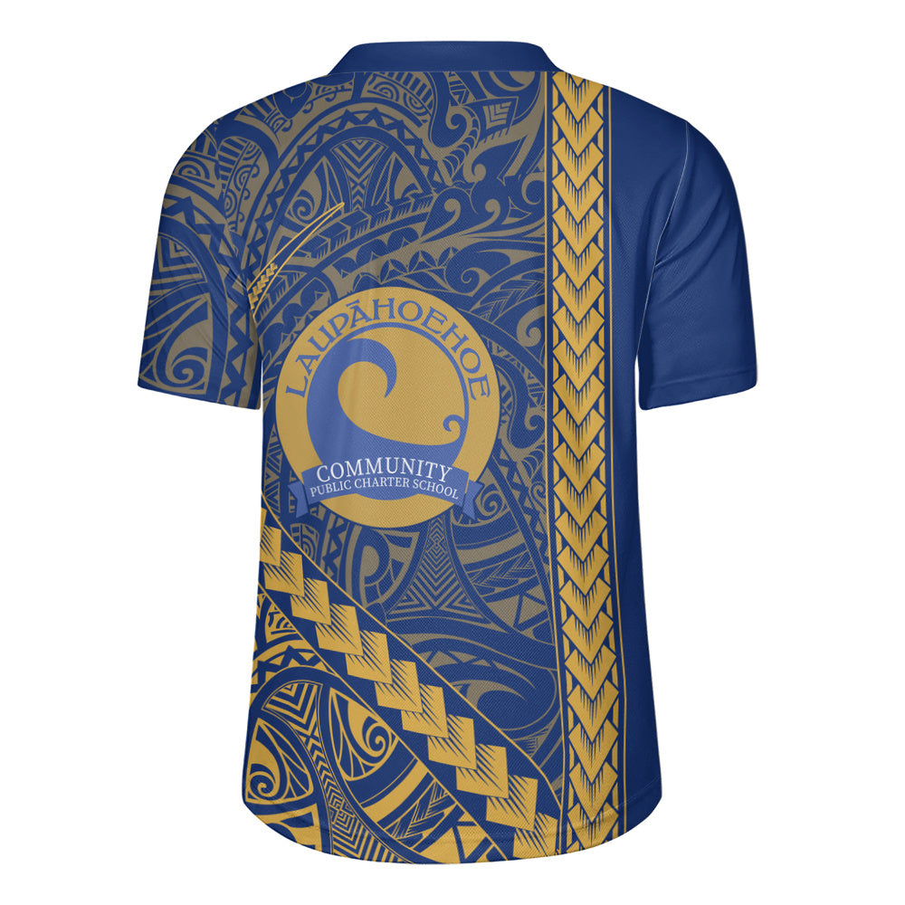 Laupāhoehoe Community Public Charter School Rugby Jersey Tribal Polynesian Pride Style
