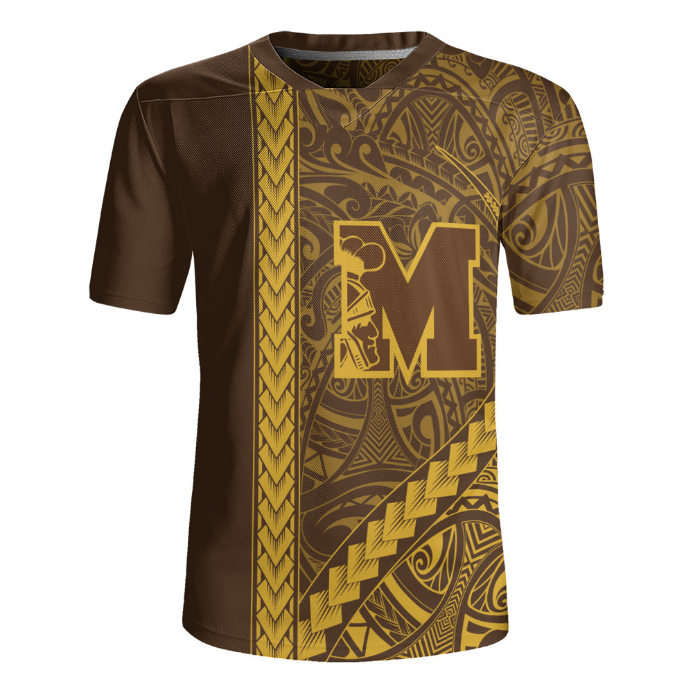 Mililani High School Rugby Jersey Tribal Polynesian Pride Style
