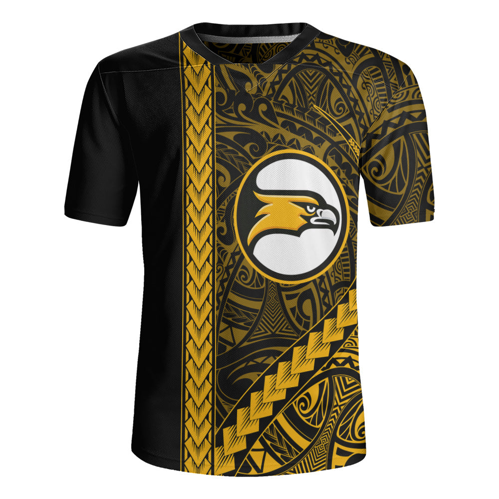 Nanakuli High and Intermediate School Rugby Jersey Tribal Polynesian Pride Style