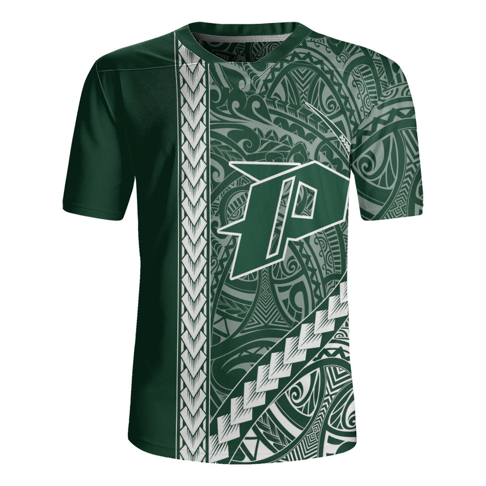 Pahoa High and Intermediate School Rugby Jersey Tribal Polynesian Pride Style