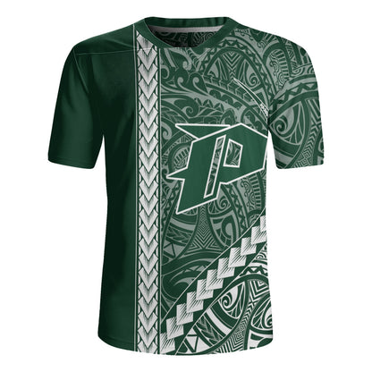 Pahoa High and Intermediate School Rugby Jersey Tribal Polynesian Pride Style