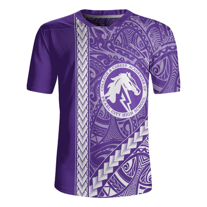 Pearl City High School (Hawaii) Rugby Jersey Tribal Polynesian Pride Style
