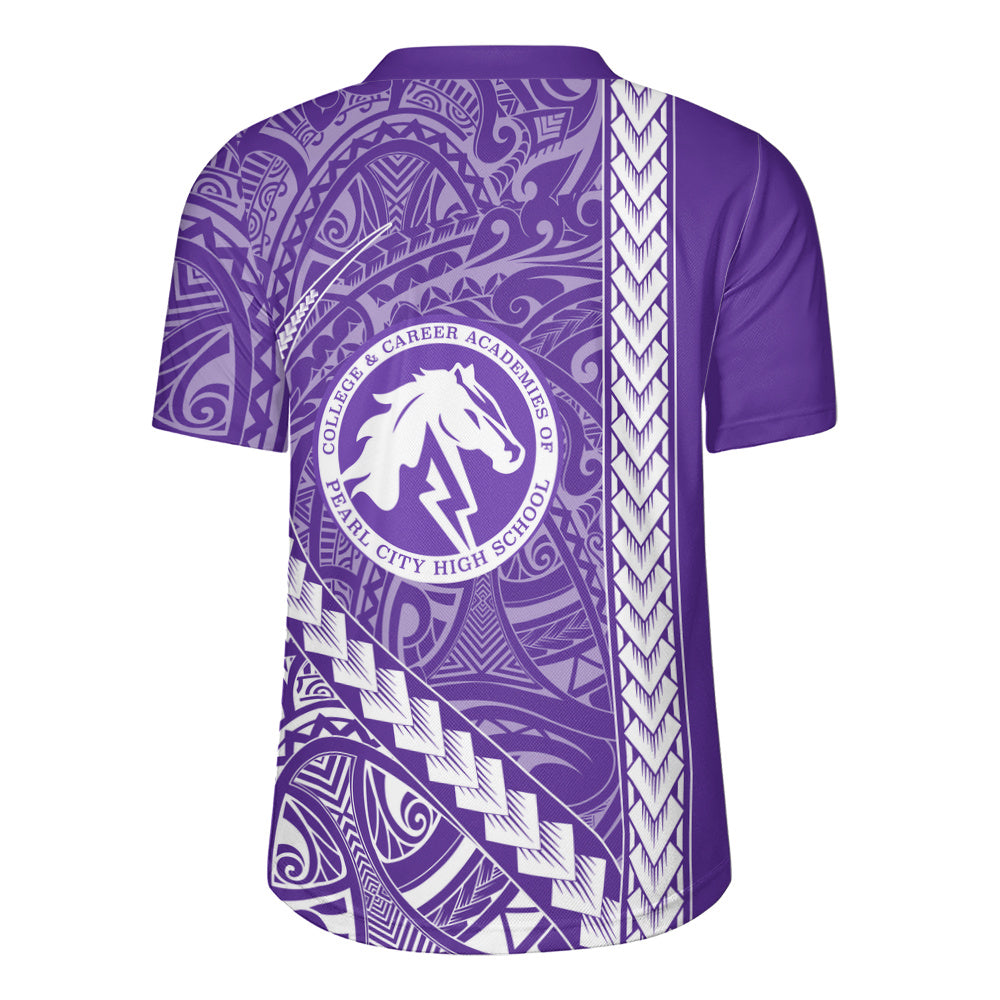 Pearl City High School (Hawaii) Rugby Jersey Tribal Polynesian Pride Style