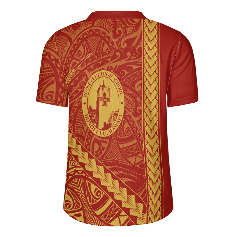 President Theodore Roosevelt High School Rugby Jersey Tribal Polynesian Pride Style