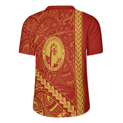 President Theodore Roosevelt High School Rugby Jersey Tribal Polynesian Pride Style