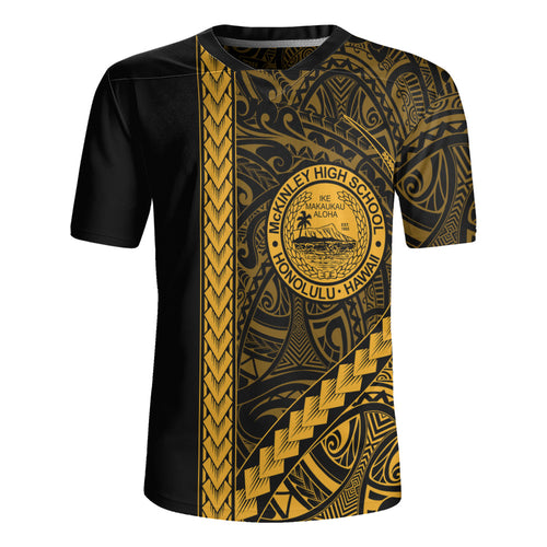 President William McKinley High School Rugby Jersey Tribal Polynesian Pride Style
