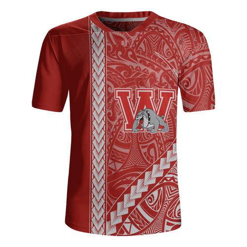 Waialua High and Intermediate School Rugby Jersey Tribal Polynesian Pride Style