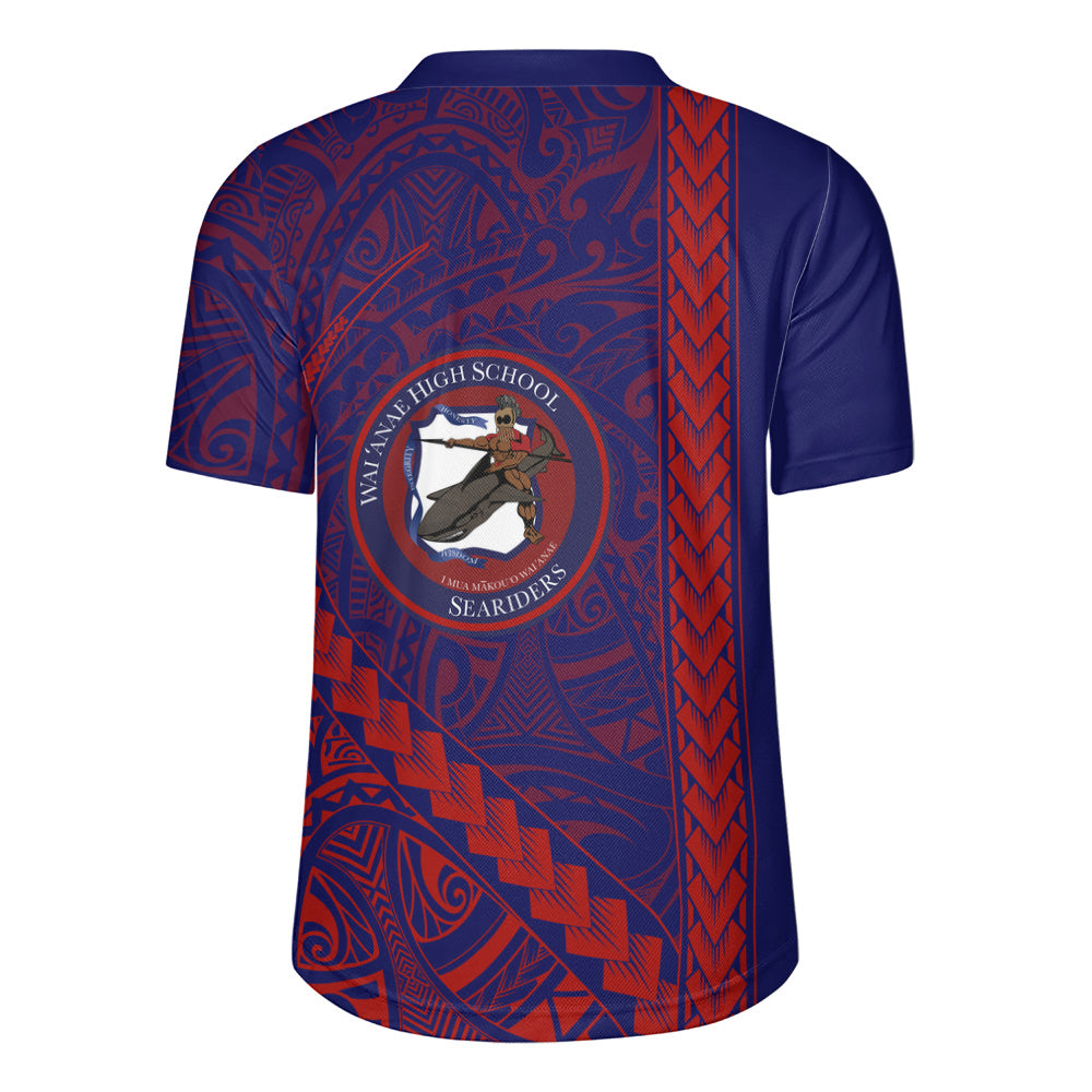 Waianae High School Rugby Jersey Tribal Polynesian Pride Style