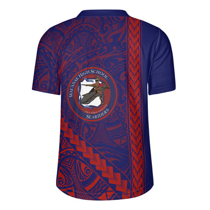 Waianae High School Rugby Jersey Tribal Polynesian Pride Style