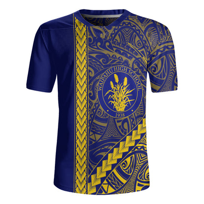 Waipahu High School Rugby Jersey Tribal Polynesian Pride Style