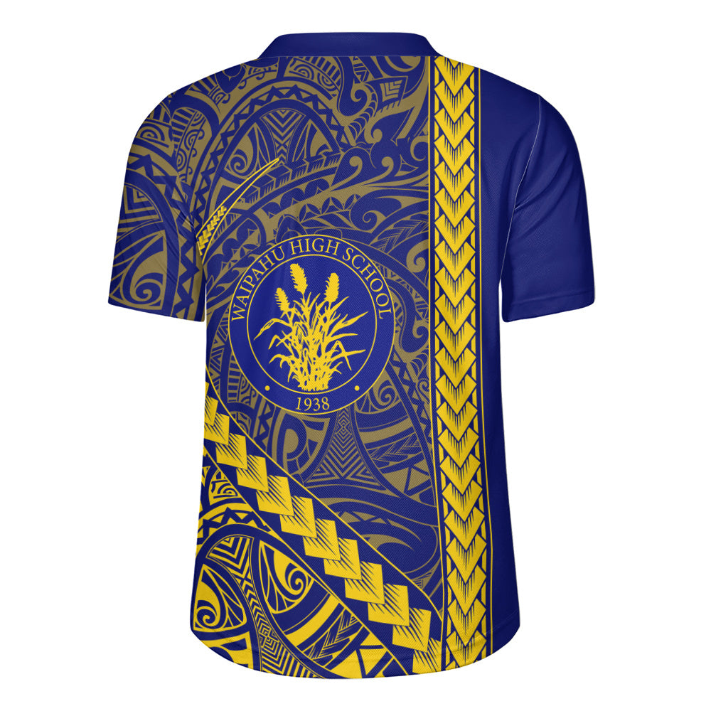Waipahu High School Rugby Jersey Tribal Polynesian Pride Style