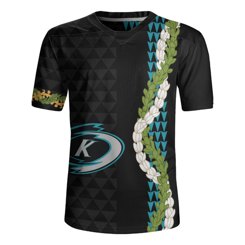 Kapolei High School Rugby Jersey Puakenikeni Maile Flower Lei