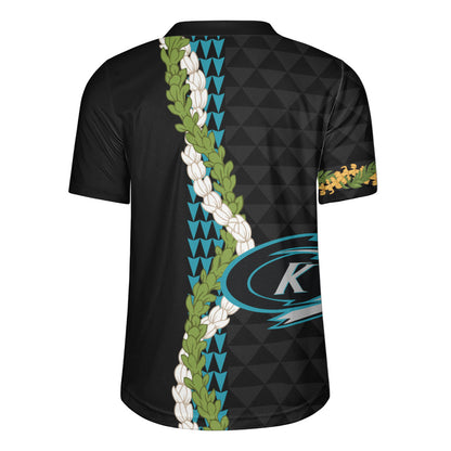Kapolei High School Rugby Jersey Puakenikeni Maile Flower Lei