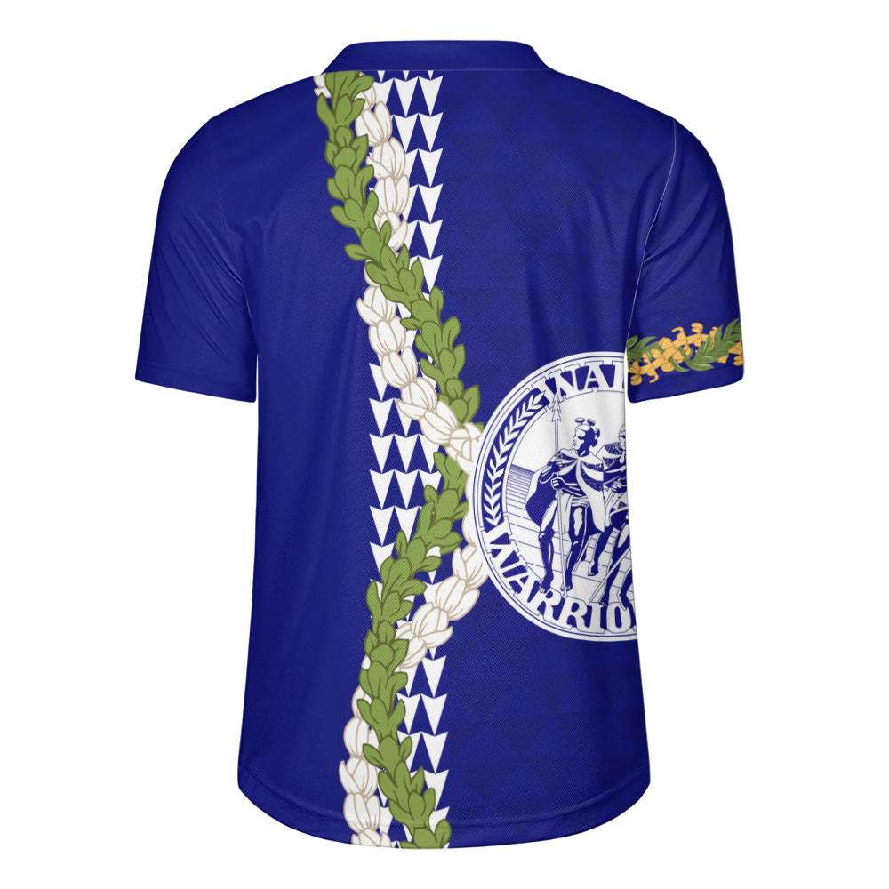 Waiakea High School Rugby Jersey Puakenikeni Maile Flower Lei