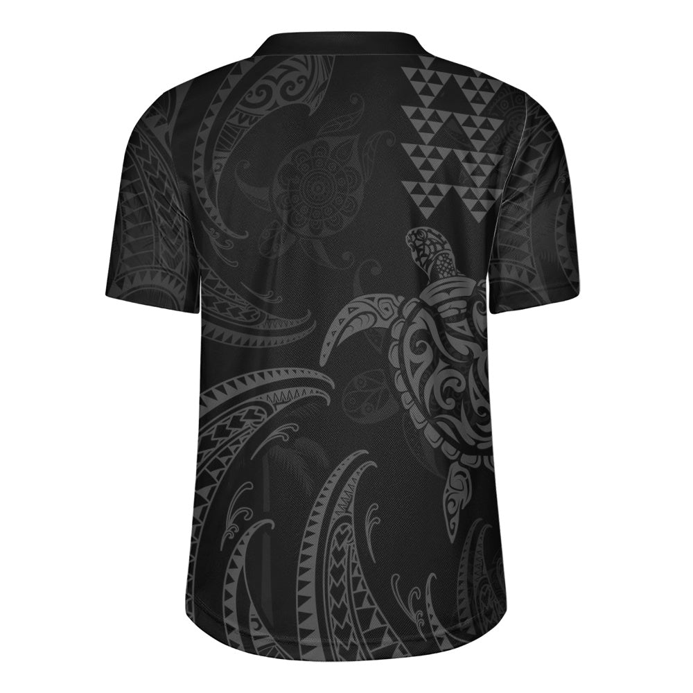Hawaii Rugby Jersey Polynesian Turtle Tribal Ocean Spirit