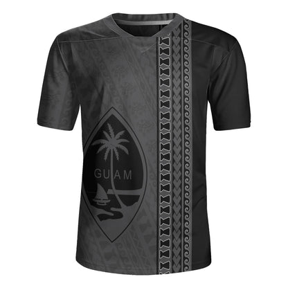 Guam Rugby Jersey Island Crest Chamorro Tribal Heritage