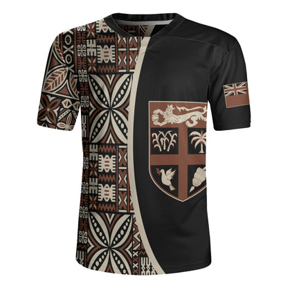 Fiji Rugby Jersey Coat Of Arms Traditional Fijian Tribal Heritage