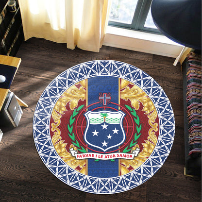 Samoa Round Rugs Royal Vinatge Style